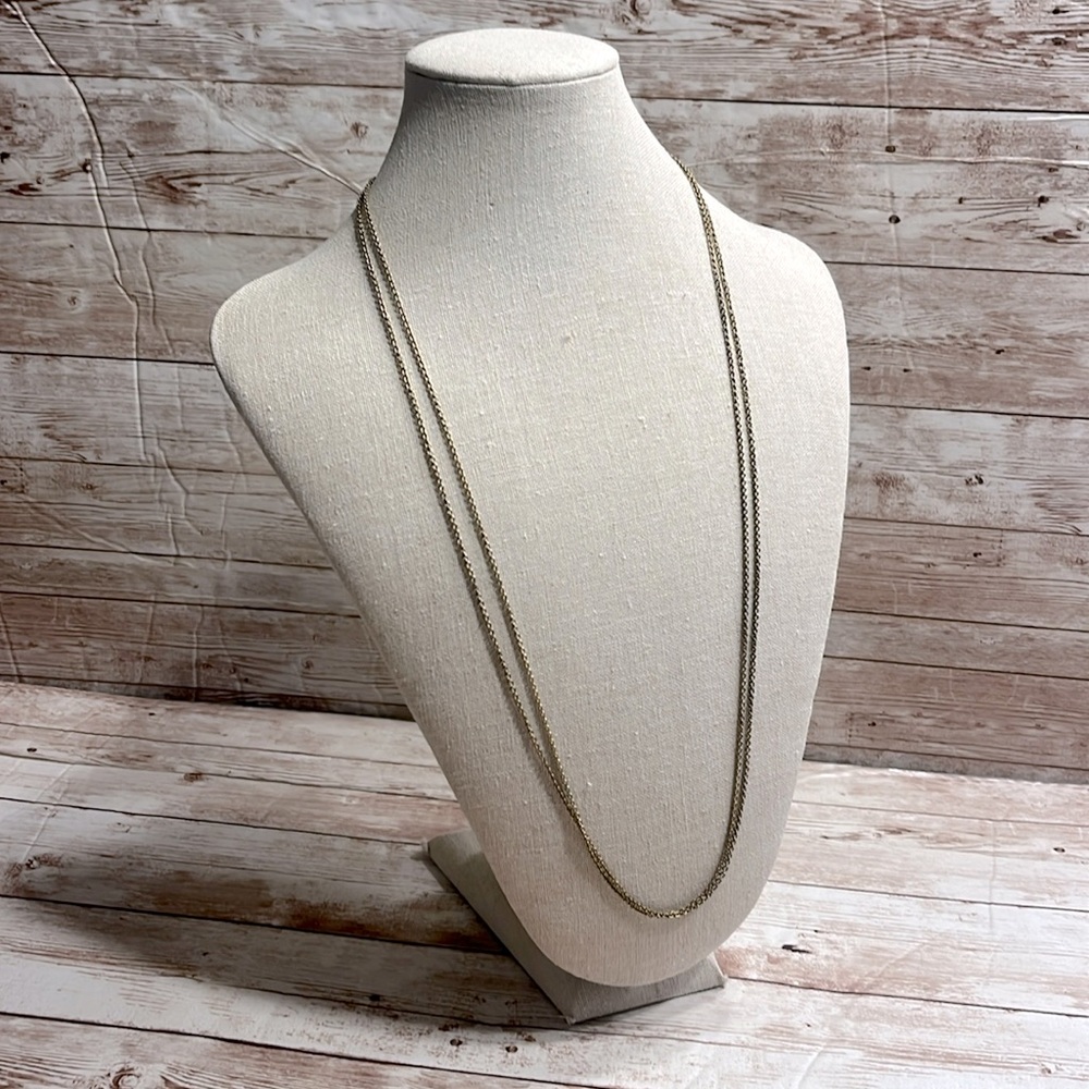 Lia Sophia Gold Toned Double Strand Chain
